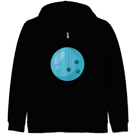 bowling ball Zip Hoodies