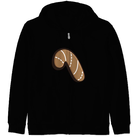 Gingerbread cookie Zip Hoodies