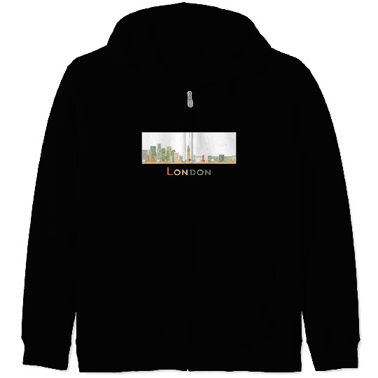 london Zip Hoodies