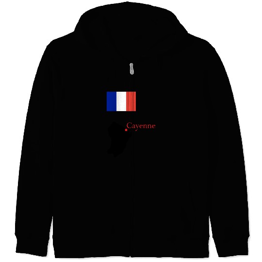 018 countries flags France FrenchGuiana ve Zip Hoodies