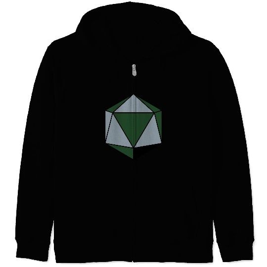 platonic solid Zip Hoodies