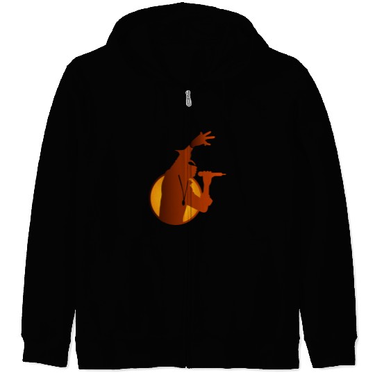 A Singing Hip-hop Star Zip Hoodies