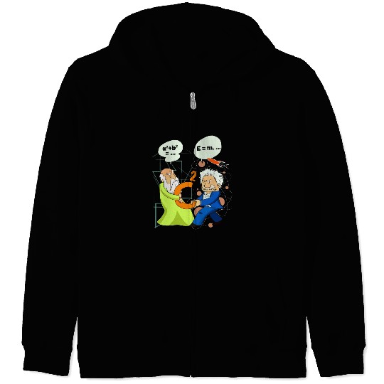 Math and Science funny Zip Hoodies