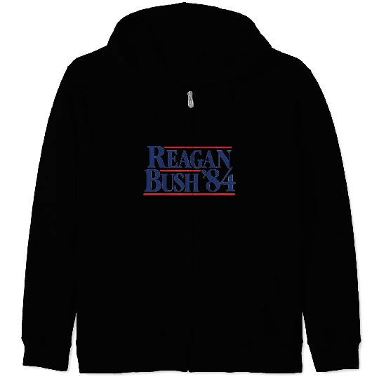 Reagan Bush '84 Zip Hoodies