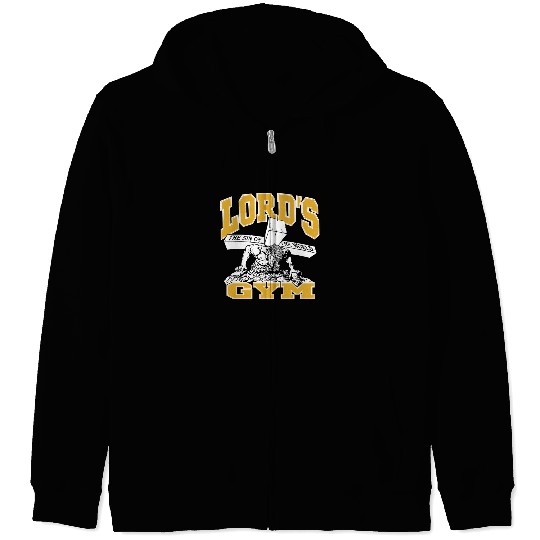 cool graphic art yellow Gym Zip Hoodies