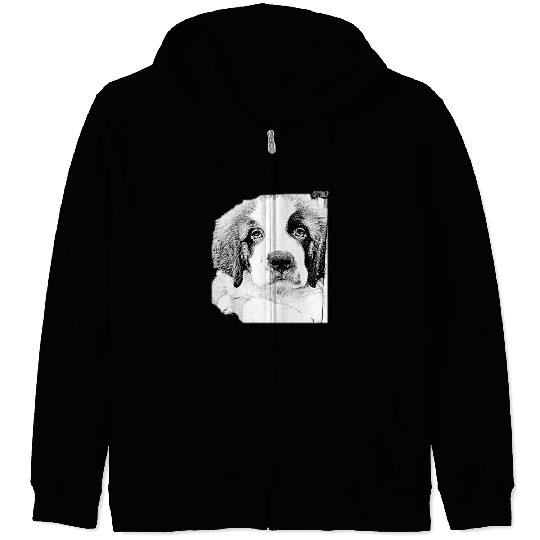 Saint Bernard Zip Hoodies