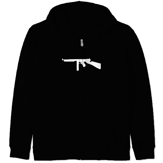 Thompson submachine gun gift Zip Hoodies