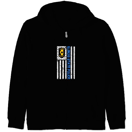 ILLINOIS STATE POLICE Zip Hoodies