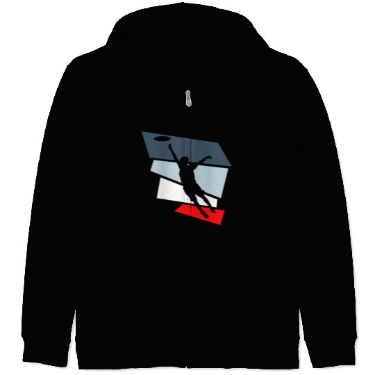 frisbee ultimate frisbee Zip Hoodies