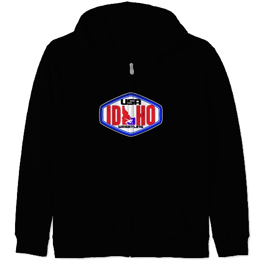 Idaho Division Team USA Wrestling Zip Hoodies