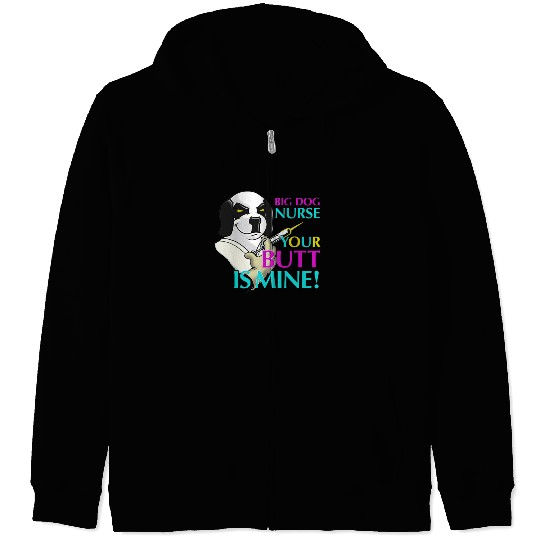 BIG DOG NURSE Zip Hoodies