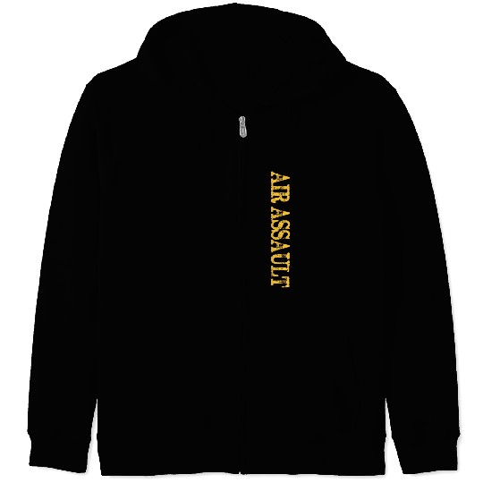 Distressed US Army Air Assault Zip Hoodies