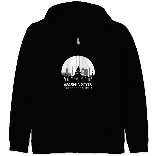 Washington D.C. Zip Hoodies