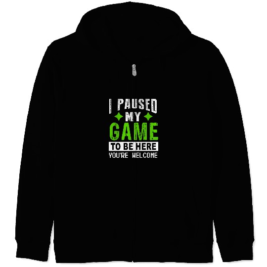 Vintage Geek Gamer Retro Style Funny Birthday Gift Zip Hoodies