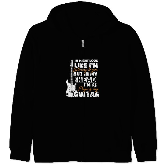 Guitarist Guitarist Gift Guitar Player Zip Hoodies