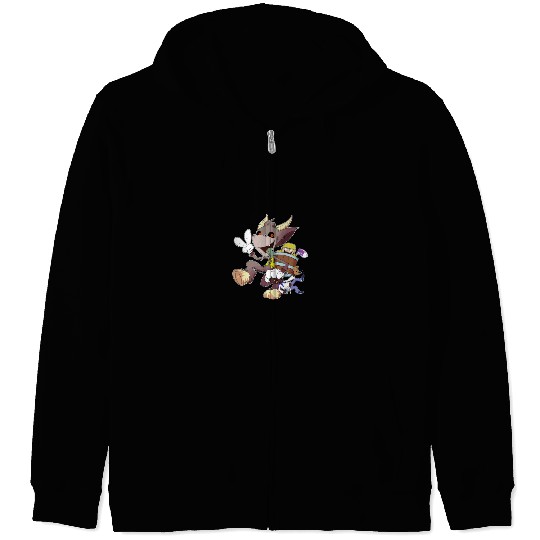 Kids Love Krampus Season Zip Hoodies