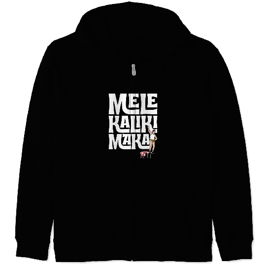 Mele Kalikimaka Cousin Eddie at the Swimming Pool Zip Hoodies