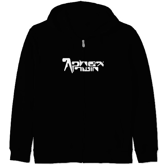 Aphex Twin Logo Zip Hoodies