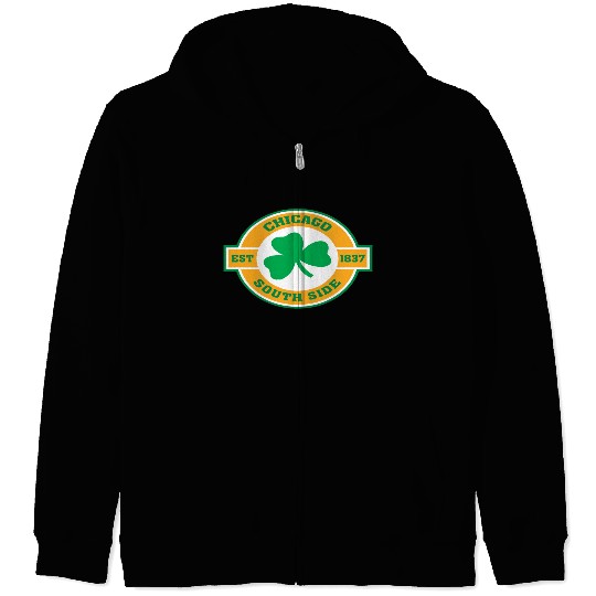 Chicago South Side Irish Active Zip Hoodies
