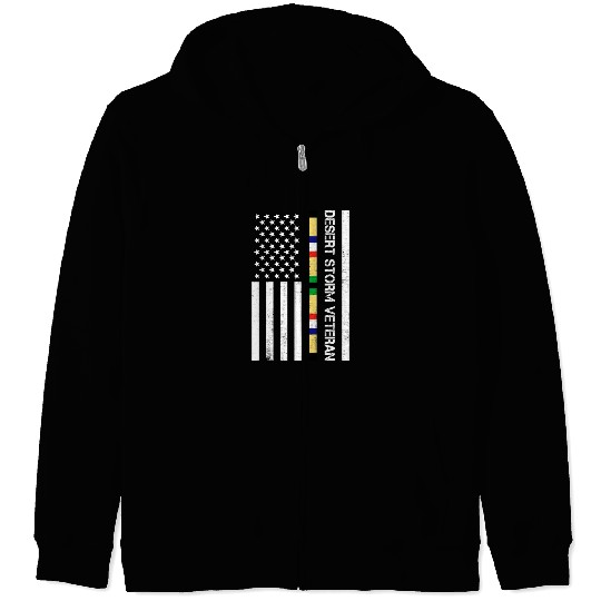 Desert Storm Veterans Zip Hoodies