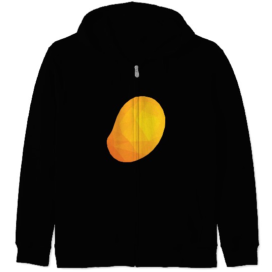 Mango Low Poly Zip Hoodies
