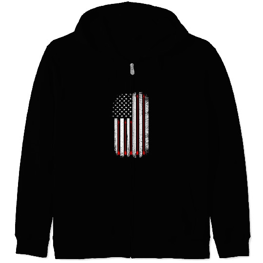 Archery USA American Flag Zip Hoodies