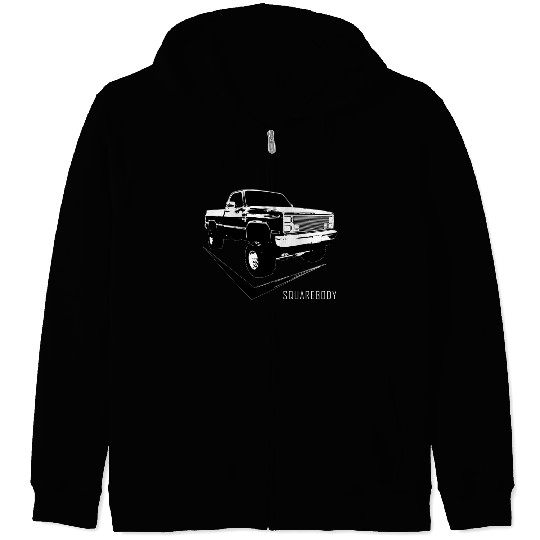 Squarebody Classic Square Body Truck Zip Hoodies