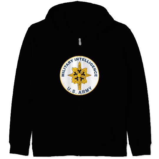 US Army Military Intelligence Corps Zip Hoodies