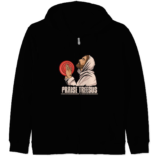 Flying Disc Sport Pun for a Disc Golf Coach Zip Hoodies