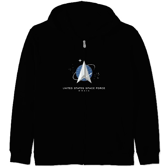 UNITED STATES US SPACE FORCE USSF DELTA FLAG birth Zip Hoodies