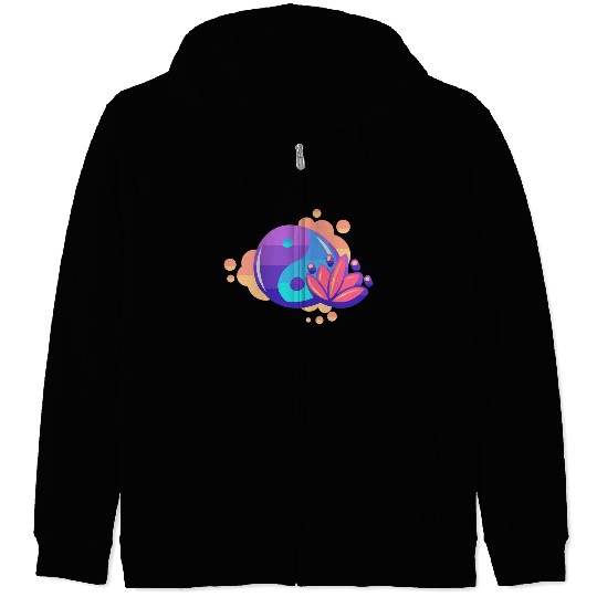 Balancenerg Yin Yang Lotus Special Edition Zip Hoodies