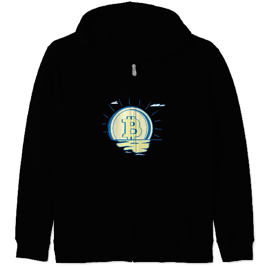 Bitcoin Buy the Dip Zip Hoodies