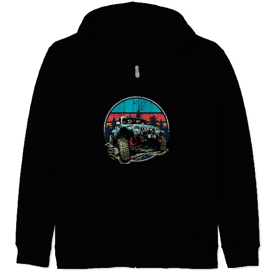 Jeep Offroad Zip Hoodies