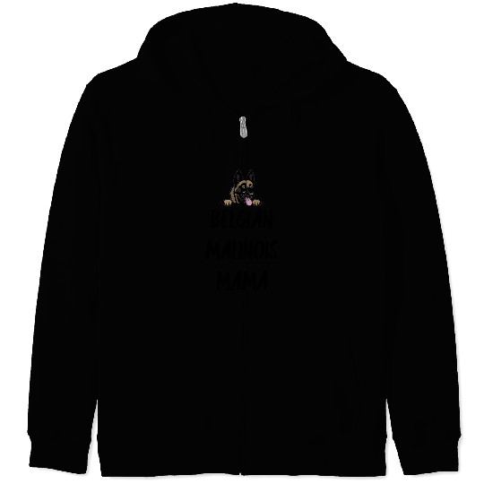 Belgian Malinois Mama Gift Zip Hoodies
