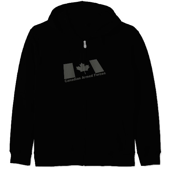 Canadian Armed Forces Army Military Zip Hoodies