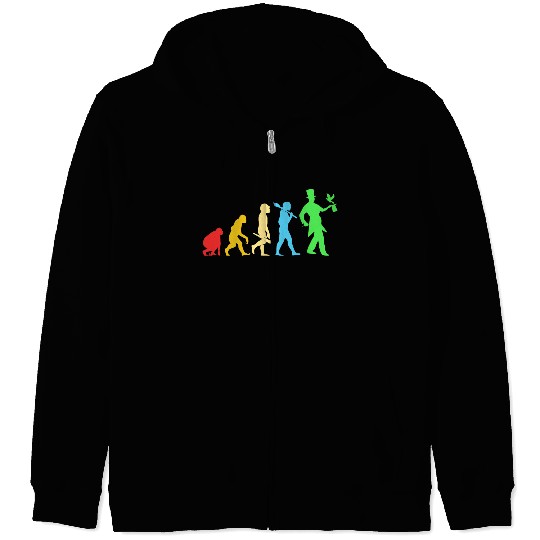 Retro Magic Lovers Magician Evolution Zip Hoodies