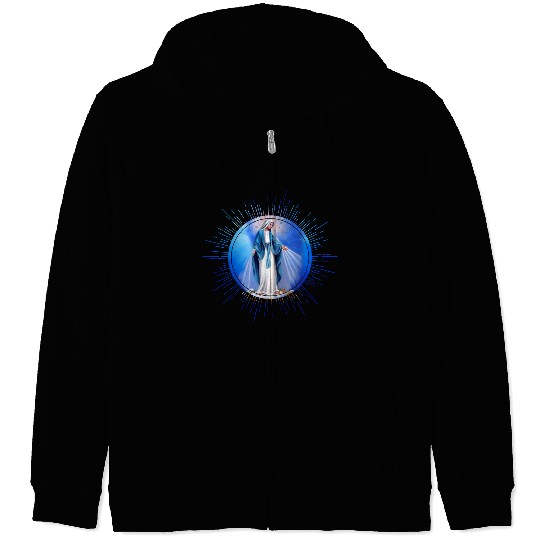 Virgin mary madonna maria ave maria catholic bibel Zip Hoodies