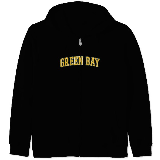Green Bay Wisconsin Zip Hoodies
