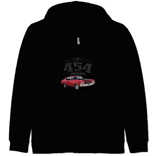 Heavy 454 Chevelle Zip Hoodies