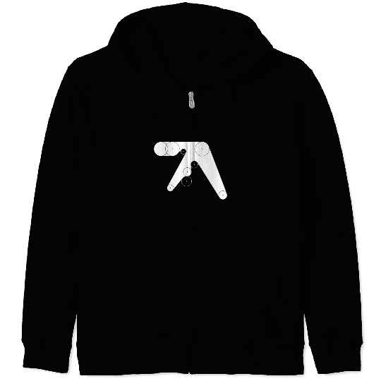 Aphex Twin Logo Zip Hoodies