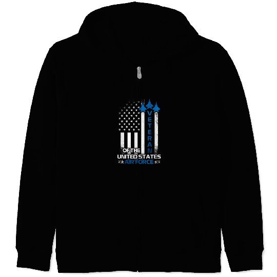 Veteran Air Force Proud Army Veterans Day Zip Hoodies