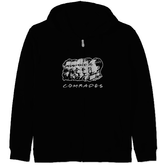 Communist Comrades Friends Zip Hoodies