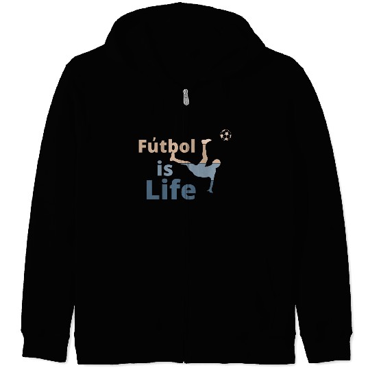 Football is life Zip Hoodies
