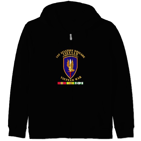 Army - 1st Aviation Brigade (Provisional) - Vietna Zip Hoodies
