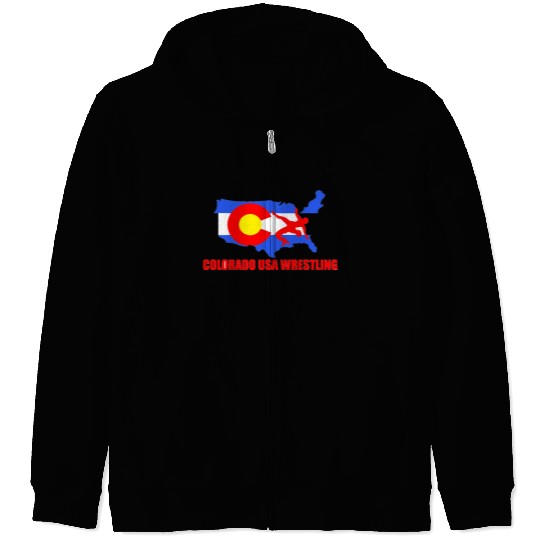 Team USA Wrestling Colorado Division Zip Hoodies