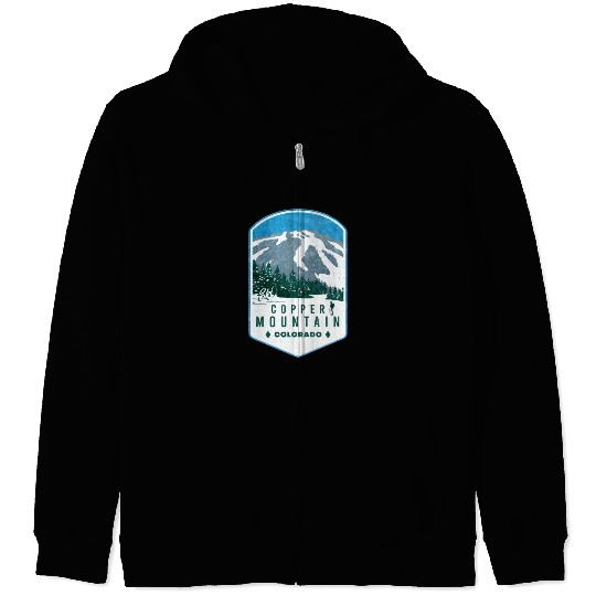 Copper Mountain Colorado Ski Zip Hoodies