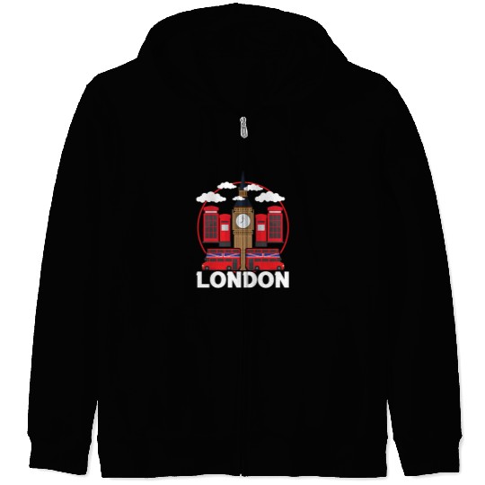 London Zip Hoodies
