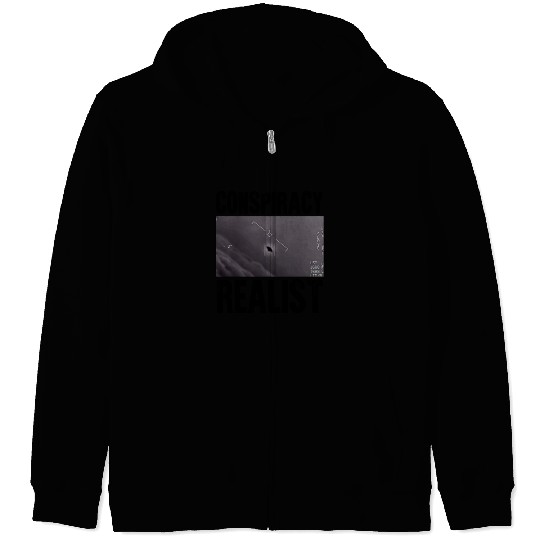 Conspiracy Realist I Want To Believe Believer Zip Hoodies