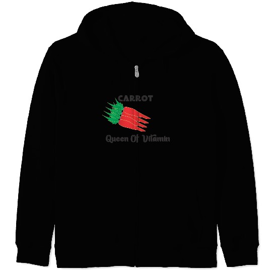 carrot vegetable Zip Hoodies