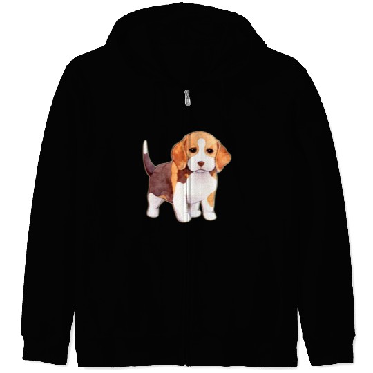 Sweet beagle Zip Hoodies